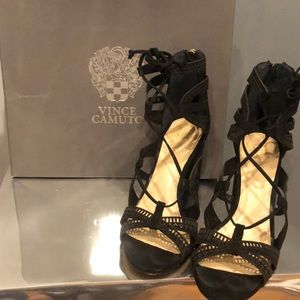 Vince Camuto black high heel sandal